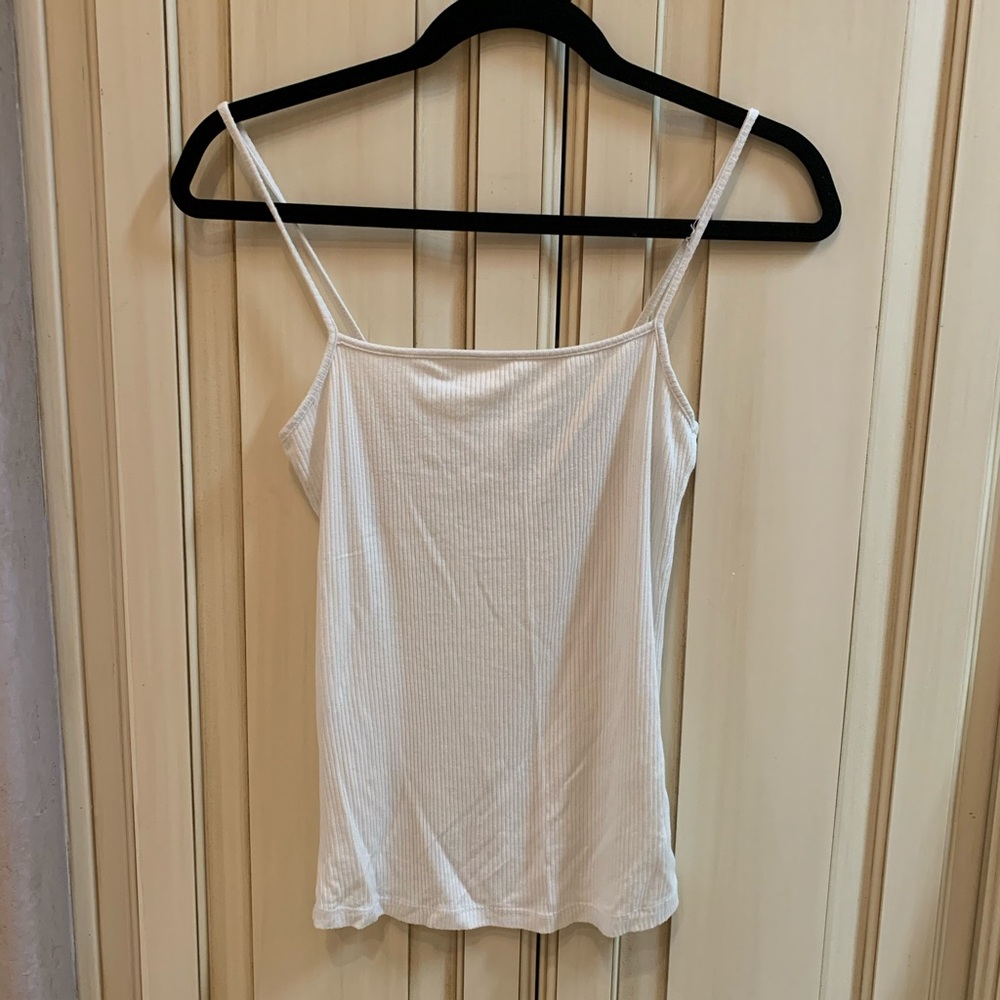 Forever 21 White Basic Tank Top